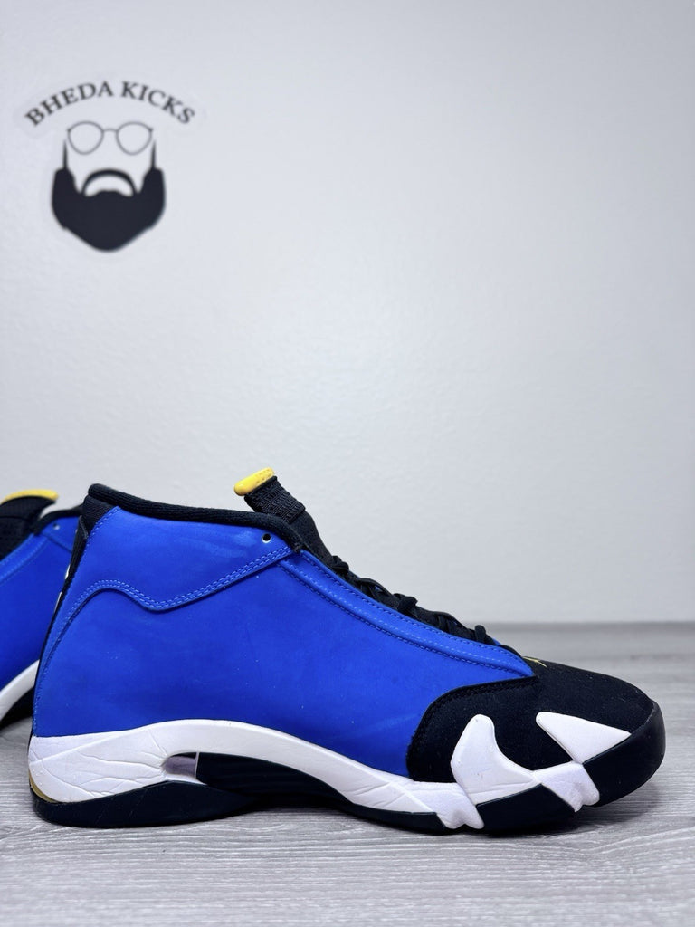 Size 10 - Jordan 14 Retro Laney 487471-407 Authentic Preowned Og