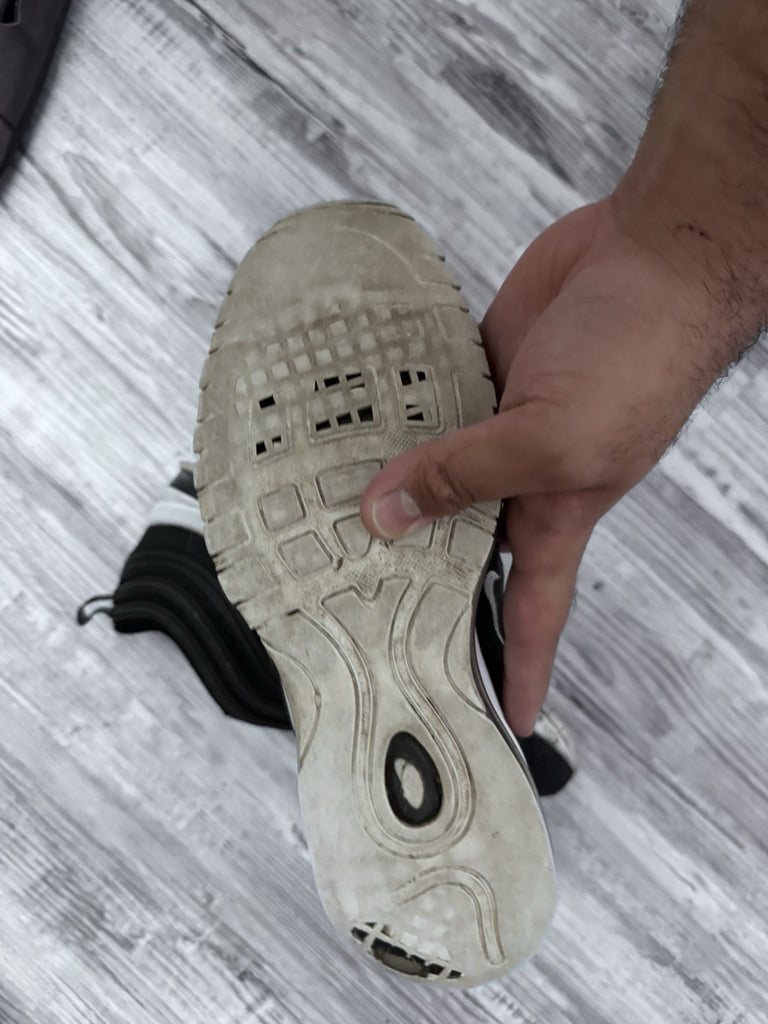 Size 8 - Nike Air Max 97 Black White Retro Running Shoes 921826-001