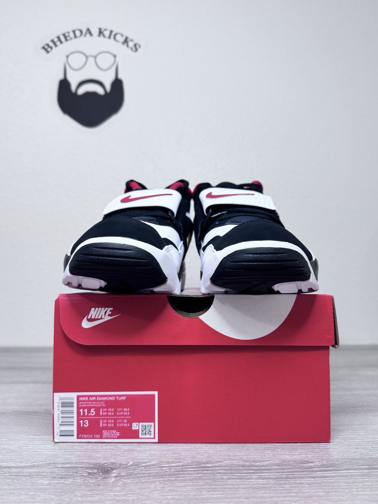 Size 11.5 - Nike Air Diamond Turf "49ers" FZ8224-100 Og Authentic NEW DS