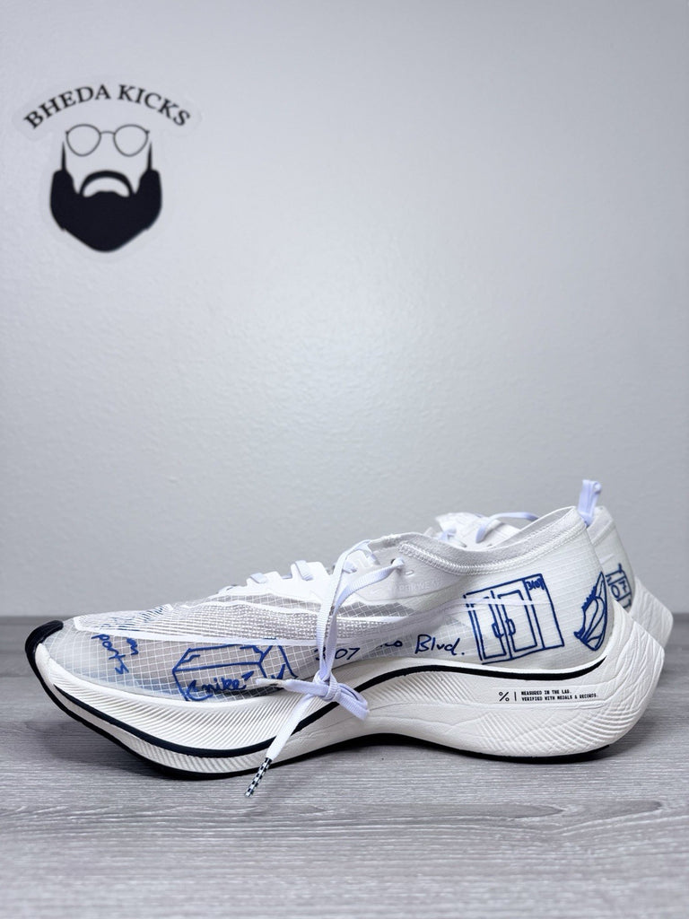 Size 15 - Nike Zoomx Vaporfly Next% Blue Ribbon Sports  White Royal CU4844-100