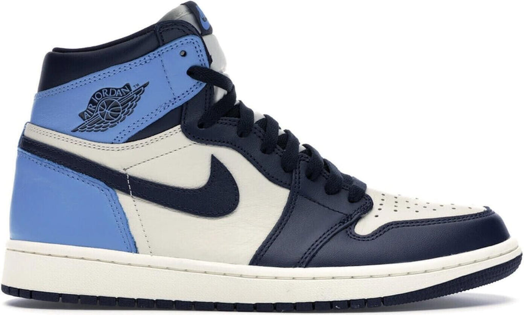 Size 8.5 - Air Jordan 1 Obsidian UNC Men's 555088-140 Brand New