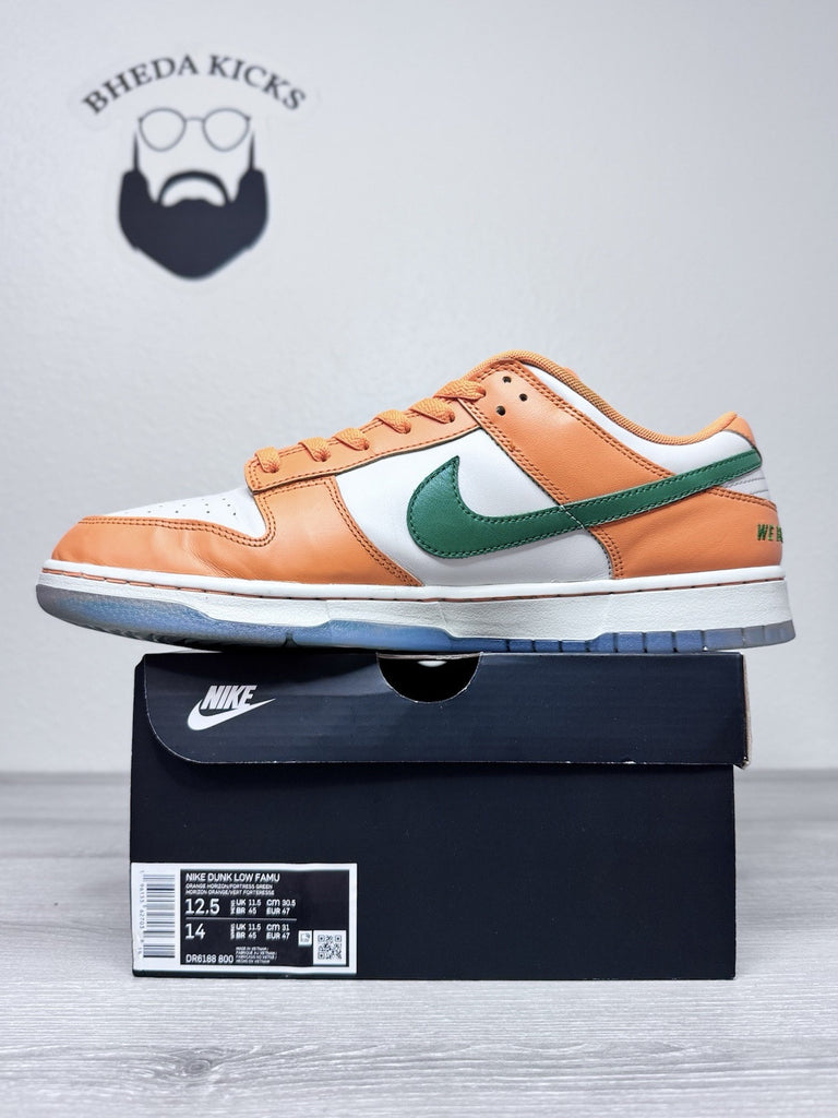 Size 12.5 - Nike Florida A&M University x Dunk Low FAMU Rattlers Yard Runners