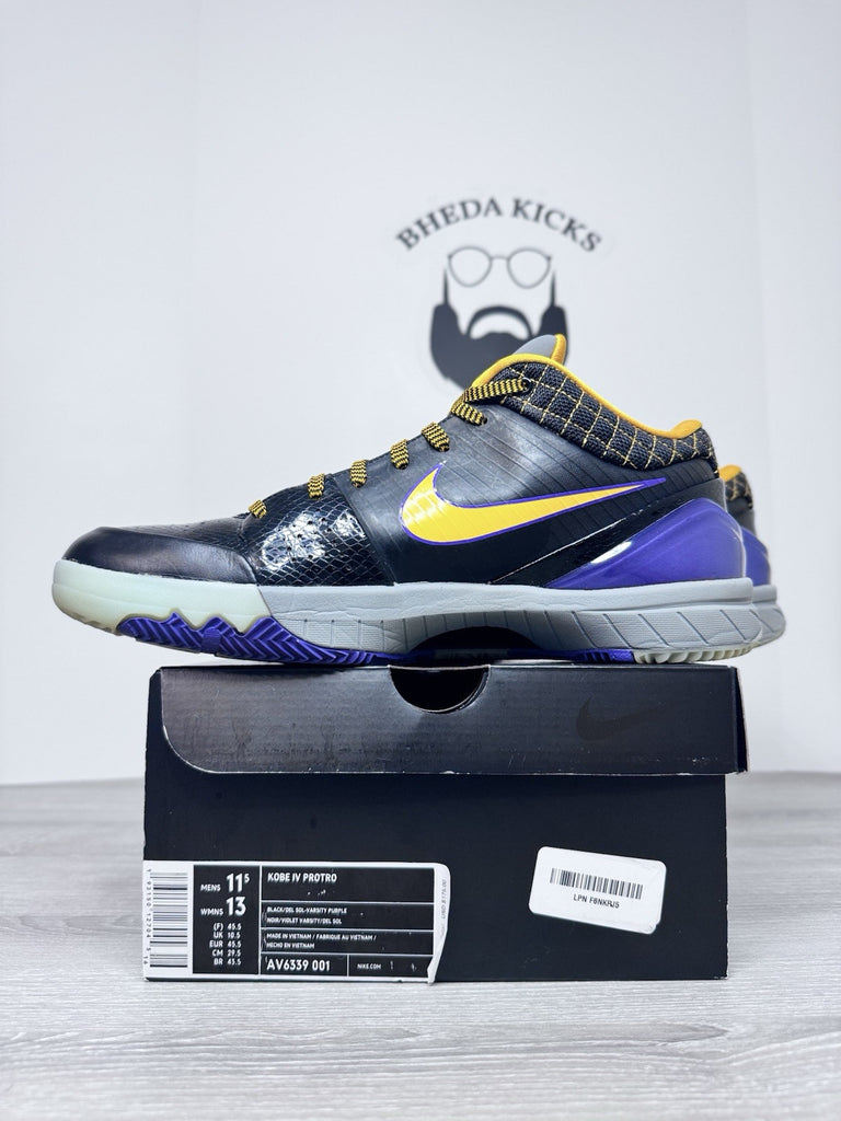 Size 11.5 - Nike Zoom Kobe 4 Protro Carpe Diem 2019 AV6339-001 Mens Preowned