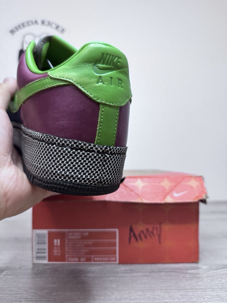 Size 11 - Nike Air Force 1 Low Insideout Purple 312486-031 Preowned