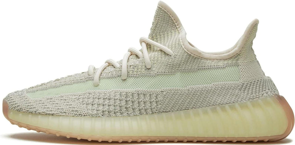 Size 9.5 - Yeezy Boost 350 V2 Citrin Non-Reflective Green Grey (FW3042)