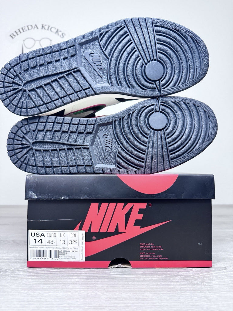 Size 14 - Nike Air Jordan 1 I Retro High OG Sports Illustrated 555088-015 NEW DS