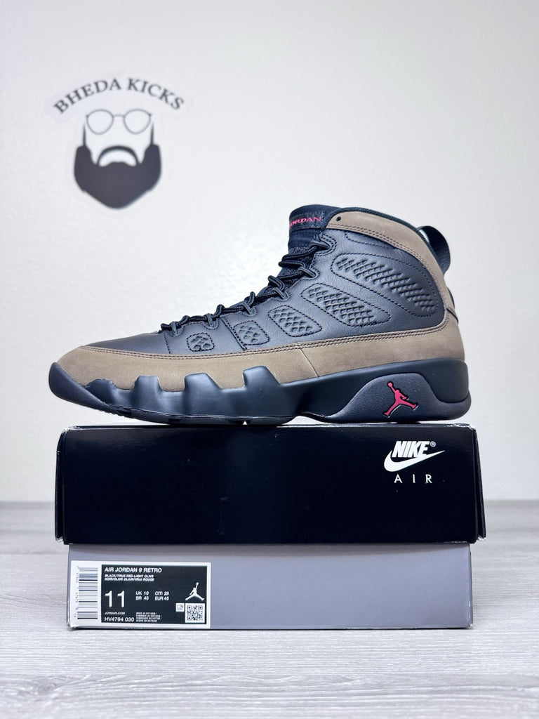 Size 11 - Nike Air Jordan 9 Retro "OLIVE" 2024 HV4794-030 Brand NEW DS