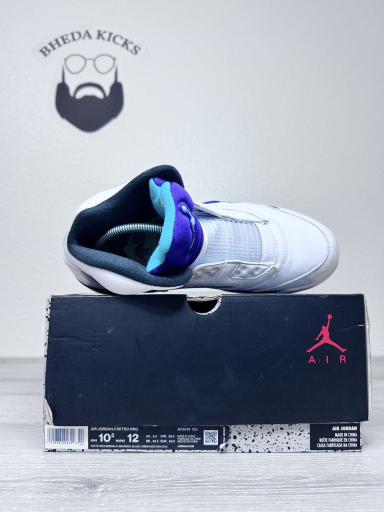 Size 10.5 - Nike Air Jordan 5 Retro Fresh Prince AV3919-135 OG Grape Preowned