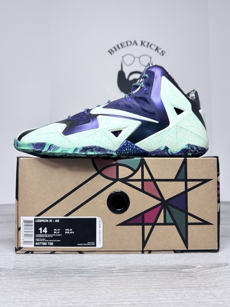 Size 14 - Nike Lebron 11 All-Star Gumbo NOLA 2014 647780-735 NEW DS