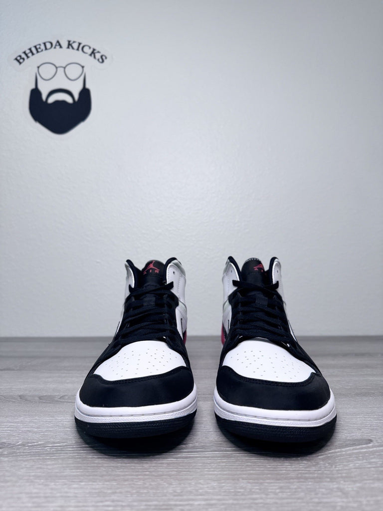 Size 15 - Air Jordan 1 SE Mid Red Black Toe 852542-100 Authentic NEW DS