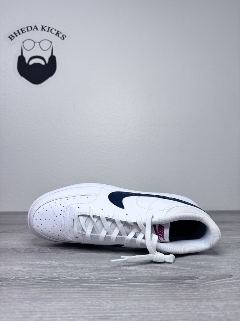 Size 15 - Nike Sky Force 3/4 White Obsidian Navy Blue Pure Platinum CZ7892-101