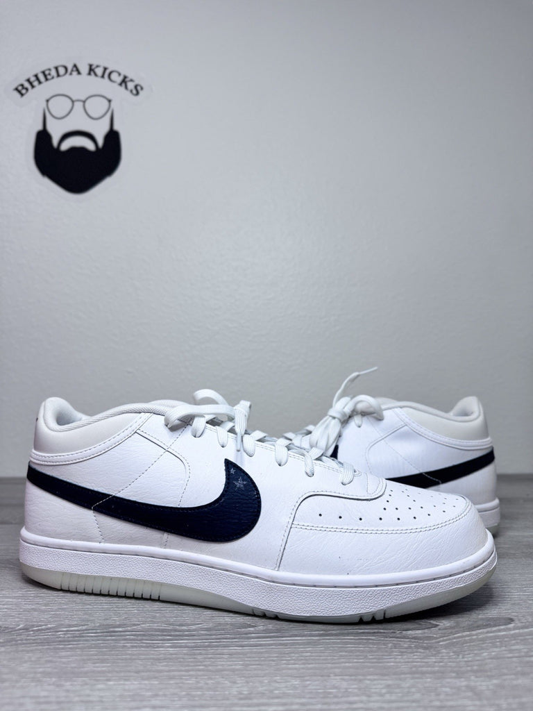 Size 15 - Nike Sky Force 3/4 White Obsidian Navy Blue Pure Platinum CZ7892-101