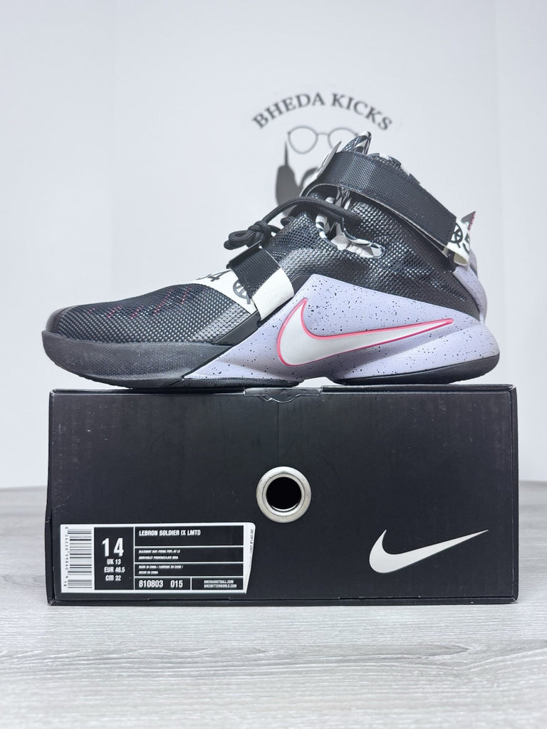 Size 14 - Nike LeBron Solider 9 Quai 54 810803-015 Rare DS NEW