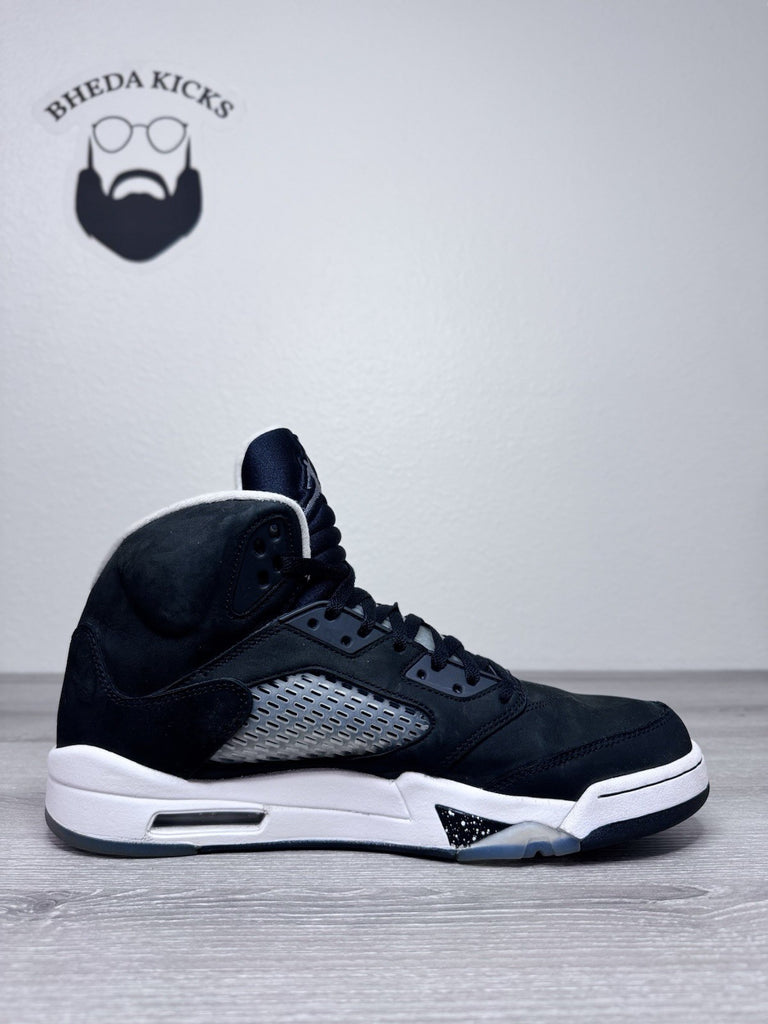 Size 12 - Air Jordan 5 Retro Oreo Mens Black Cool Grey White CT4838-011 Preowned