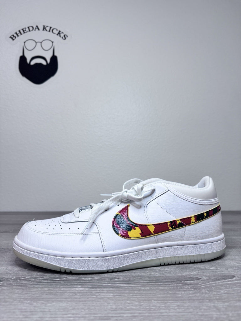 Size 15 - Nike Sky Force 3/4 White Red Camo Swoosh Size Men’s CZ7892-100 NEW DS