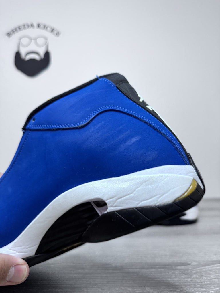 Size 10 - Jordan 14 Retro Laney 487471-407 Authentic Preowned Og