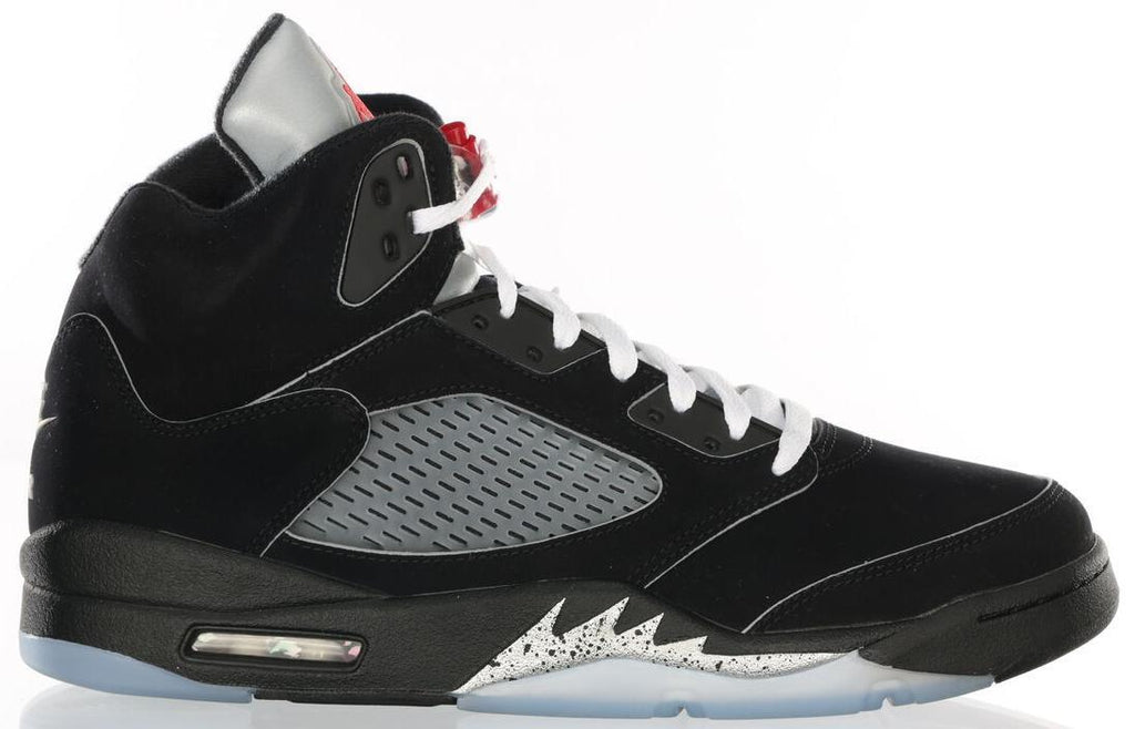 Size 13 - Air Jordan 5 Black Metallic Reimagined Sneakers HF3975-001 Preowned