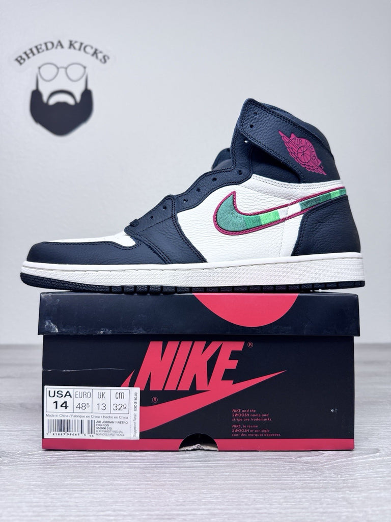 Size 14 - Nike Air Jordan 1 I Retro High OG Sports Illustrated 555088-015 NEW DS
