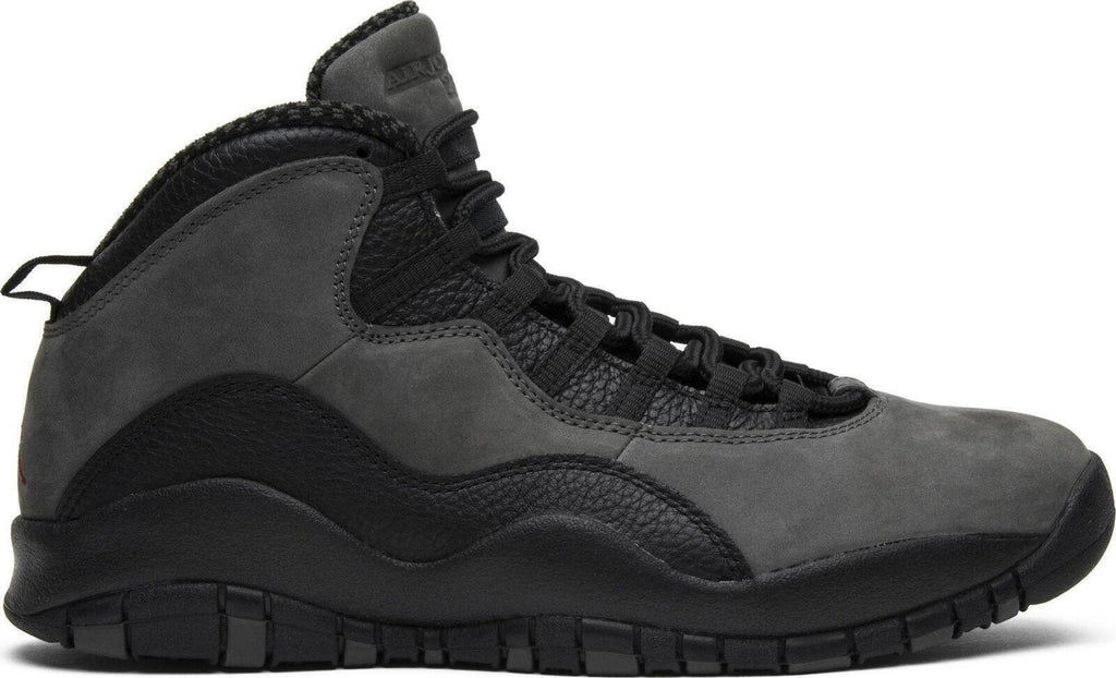 Size 12 - Air Jordan 10 Retro 2018 Shadow Grey Black Suede Leather (310805-002)