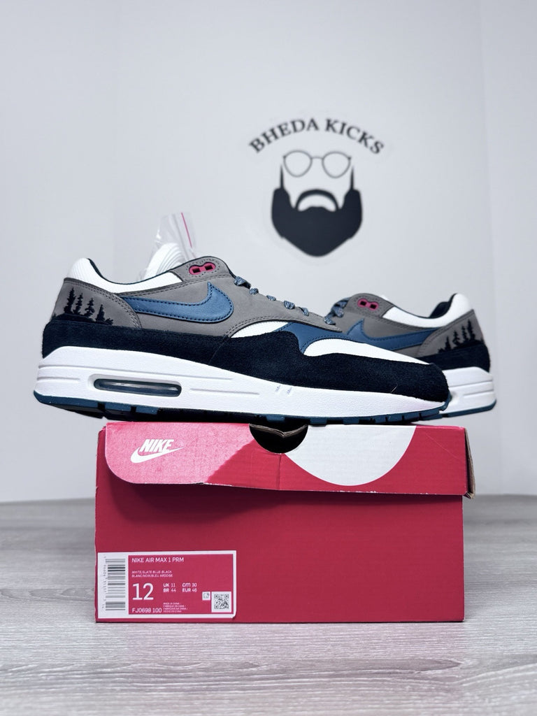 Size 12 - Nike Air Max 1 Premium Escape Running Shoes FJ0698-100 NEW DS