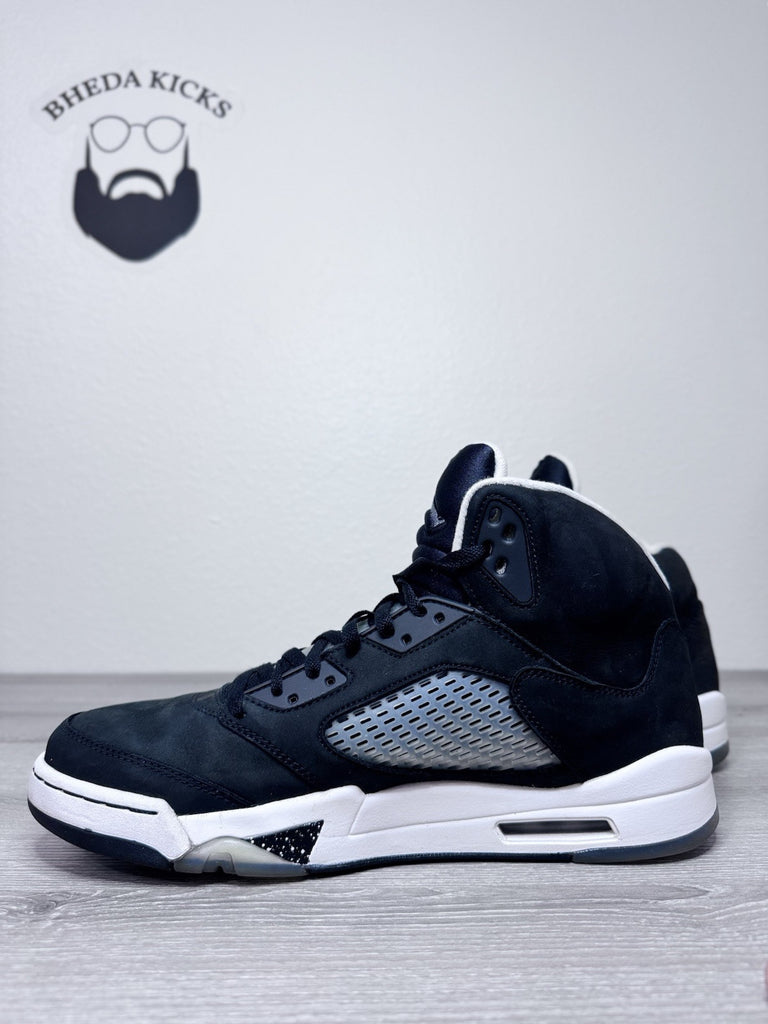 Size 12 - Air Jordan 5 Retro Oreo Mens Black Cool Grey White CT4838-011 Preowned