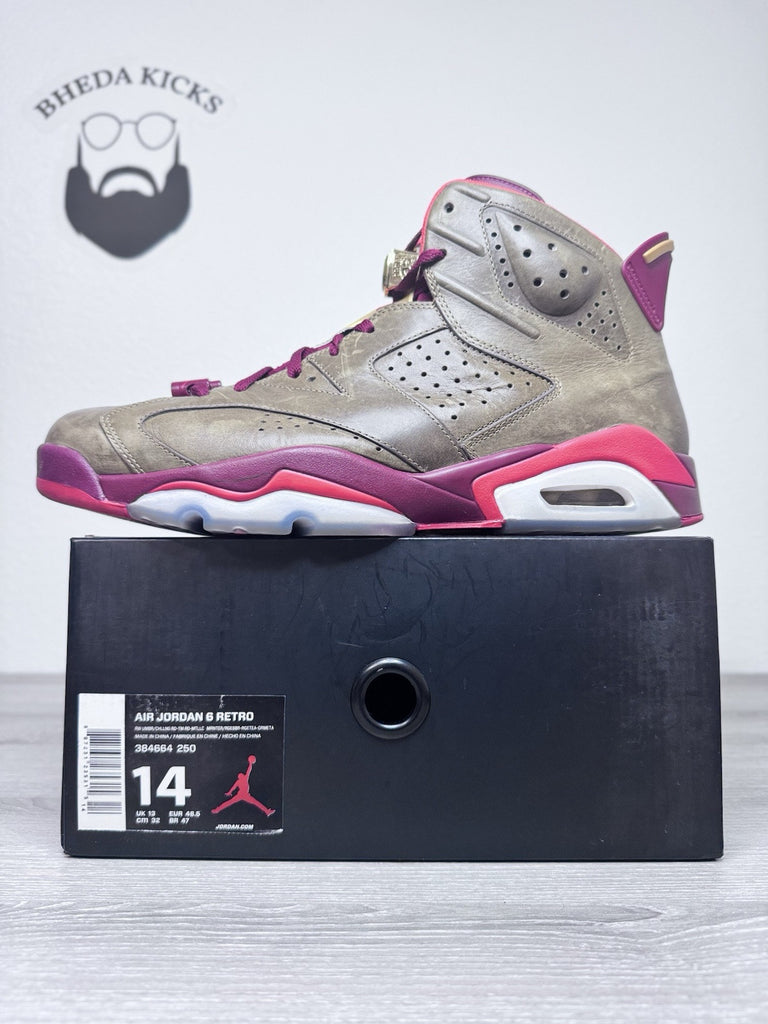 Size 14 - Air Jordan 6 Retro Cigar 384664-250 Preowned Authentic Og Rare