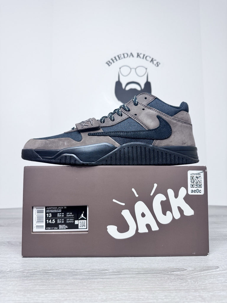 Size 13 - Travis Scott x Jordan Jumpman Jack TR Dark Mocha (FZ8117-204) NEW DS