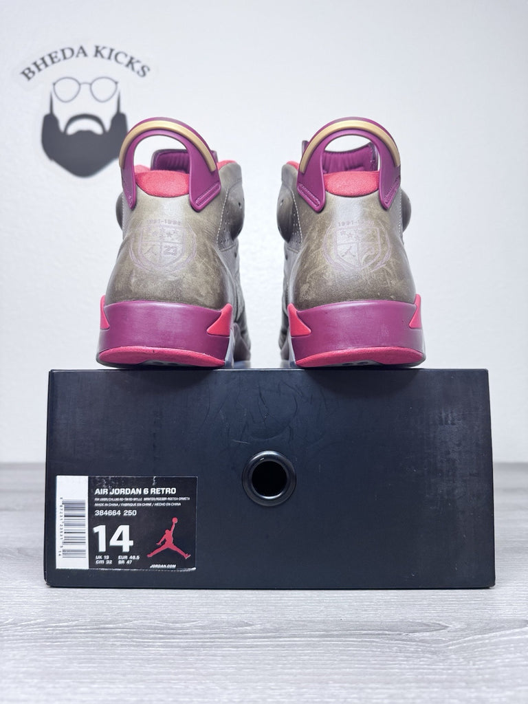 Size 14 - Air Jordan 6 Retro Cigar 384664-250 Preowned Authentic Og Rare