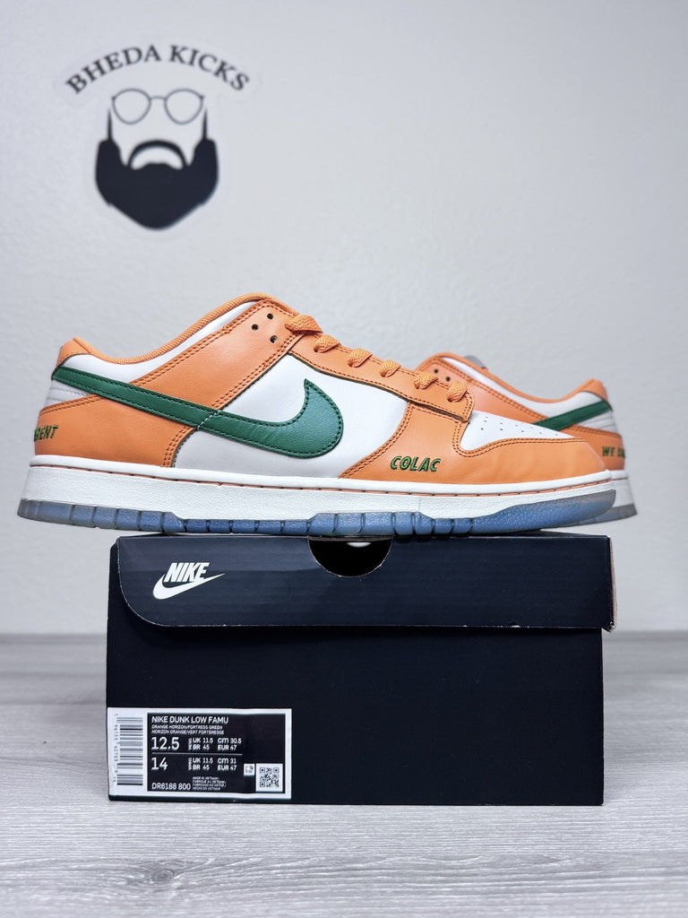 Size 12.5 - Nike Florida A&M University x Dunk Low FAMU Rattlers Yard Runners