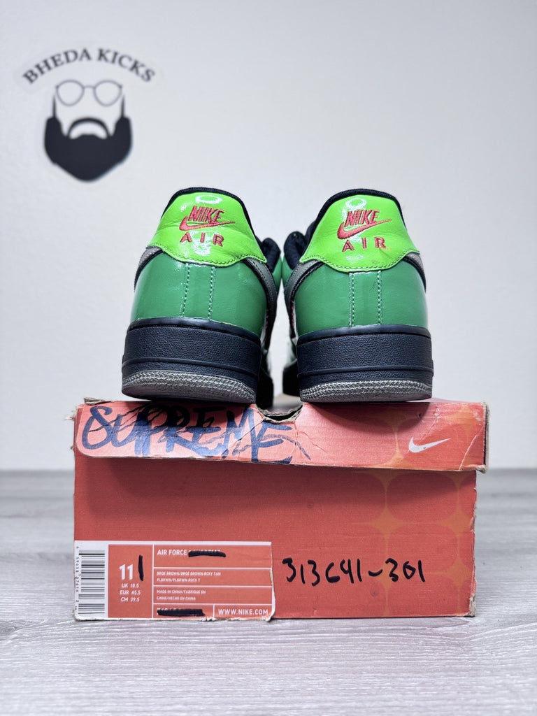 Size 11 - Nike Air Force 1 Low Frankenstein 313641-301 Preowned Authentic