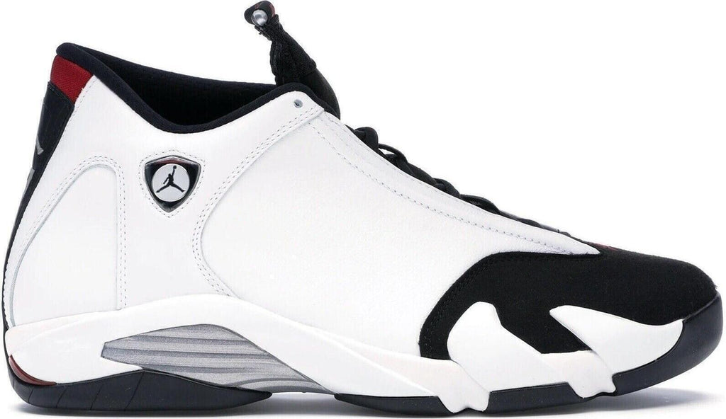 Size 10.5 - Air Jordan 14 Retro 2014 Black Toe 487471-102 Preowned Authentic