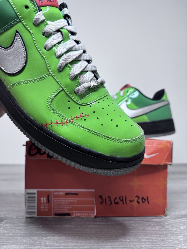 Size 11 - Nike Air Force 1 Low Frankenstein 313641-301 Preowned Authentic