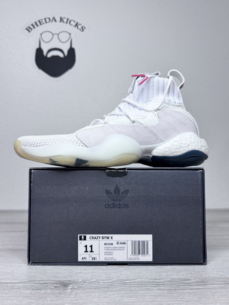 Adidas Crazy BYW X 'Cloud White' B42246 Men's Shoes B42246 NEW DS
