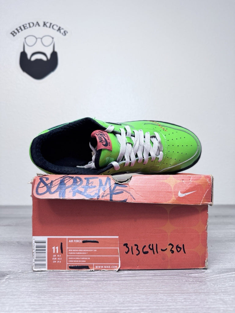 Size 11 - Nike Air Force 1 Low Frankenstein 313641-301 Preowned Authentic