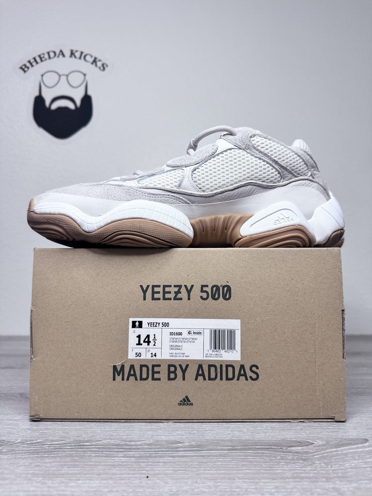 Size 14.5 - Adidas Yeezy 500 Stone Taupe 2024 ID1600 Preowned Authentic