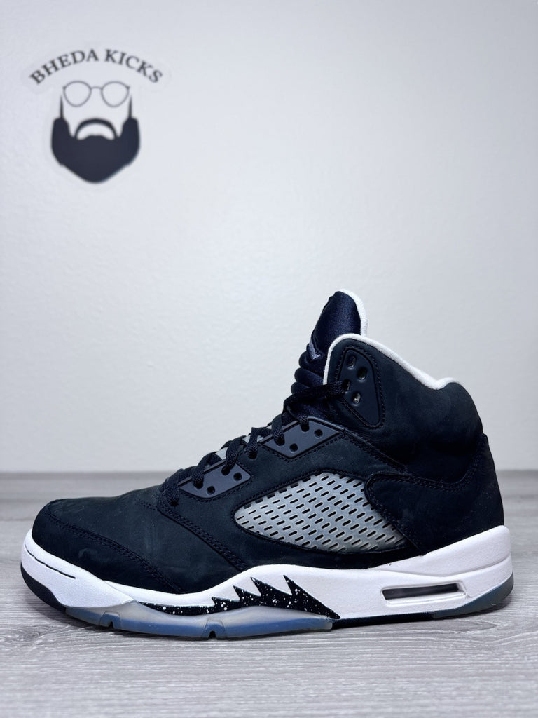 Size 12 - Air Jordan 5 Retro Oreo Mens Black Cool Grey White CT4838-011 Preowned