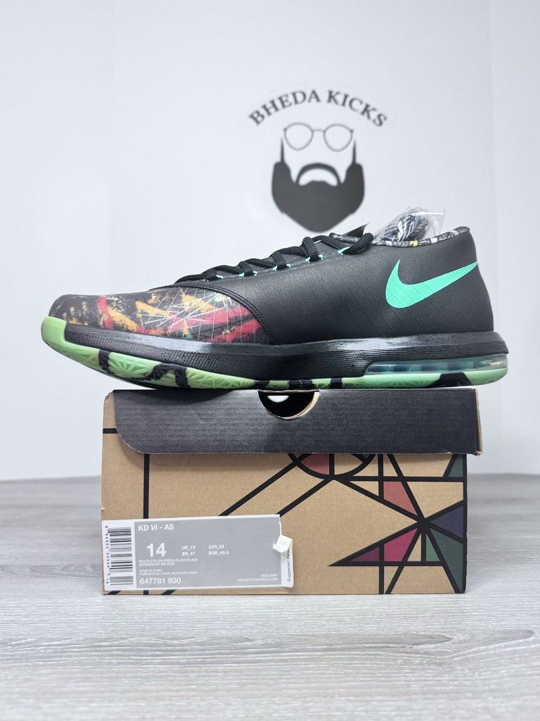 Size 14 - Nike KD VI 6 'NOLA Gumbo League Illusion' 647781-930 Men's NEW DS