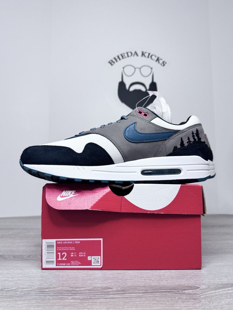 Size 12 - Nike Air Max 1 Premium Escape Running Shoes FJ0698-100 NEW DS