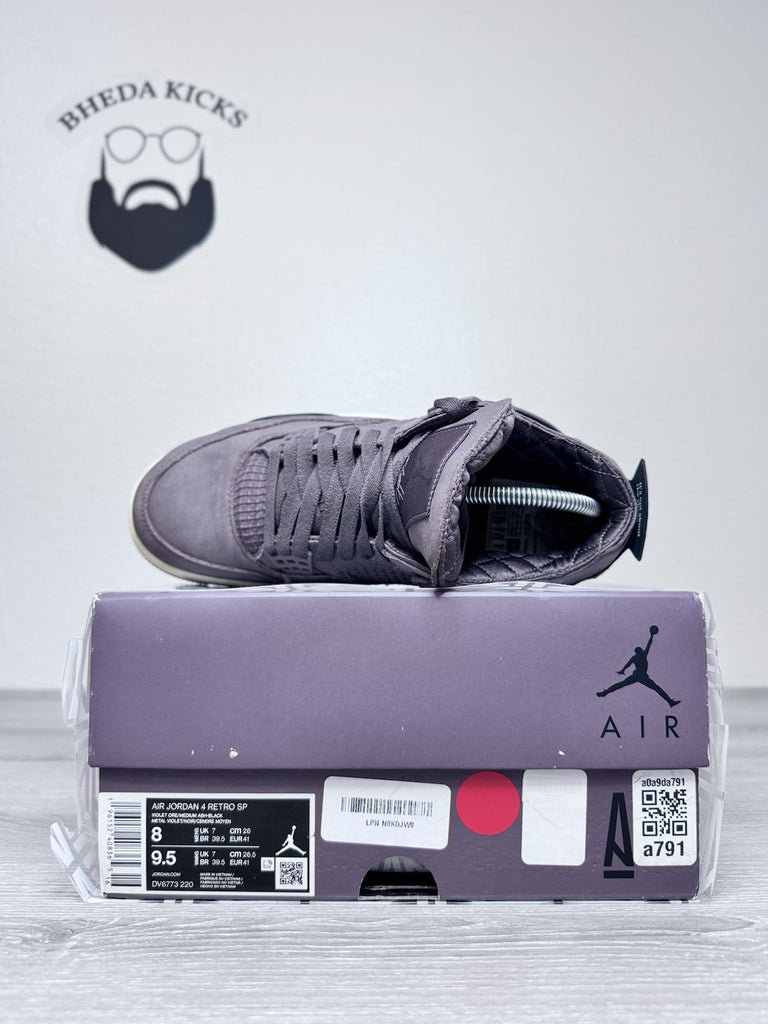 Size 8 - Air Jordan 4 Retro x A Ma Maniere Mid Violet Ore DV6773-220 Preowned