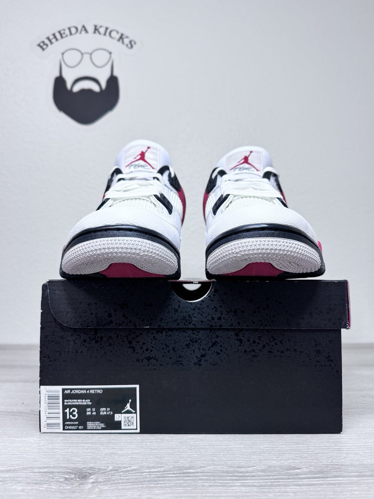 Size 13 - Jordan 4 Retro Mid Red Cement Preowned DH6927-161 Authentic Og