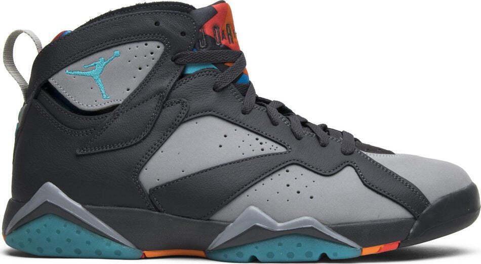 Size 12 - Air Jordan 7 Retro Barcelona Days Grey Suede Leather (304775-016)