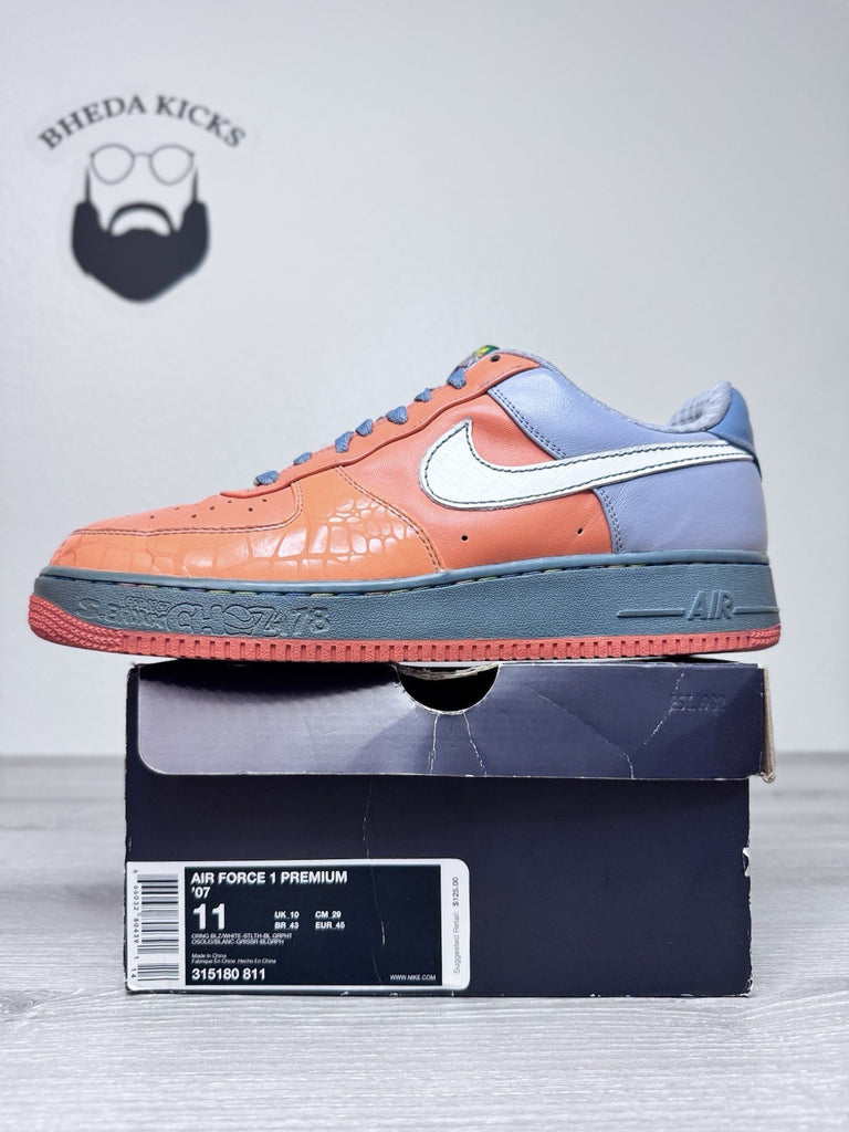 Size 11 - Nike Air Force 1 Premium 07 Gaucho's Gym 315180-811 Preowned