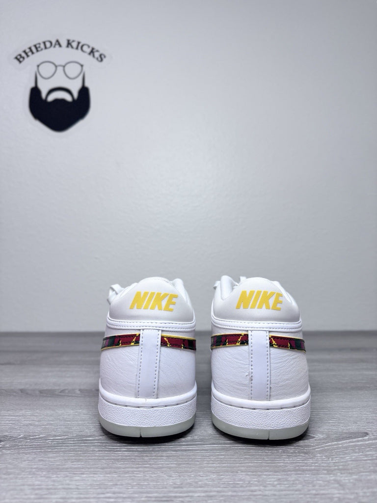 Size 15 - Nike Sky Force 3/4 White Red Camo Swoosh Size Men’s CZ7892-100 NEW DS