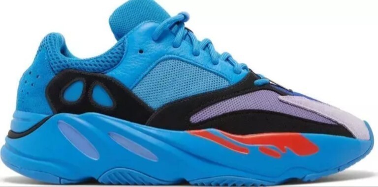 Size 12.5 - Adidas Yeezy Boost 700 Hi-Res Blue Authentic HP6674 Og NEW DS