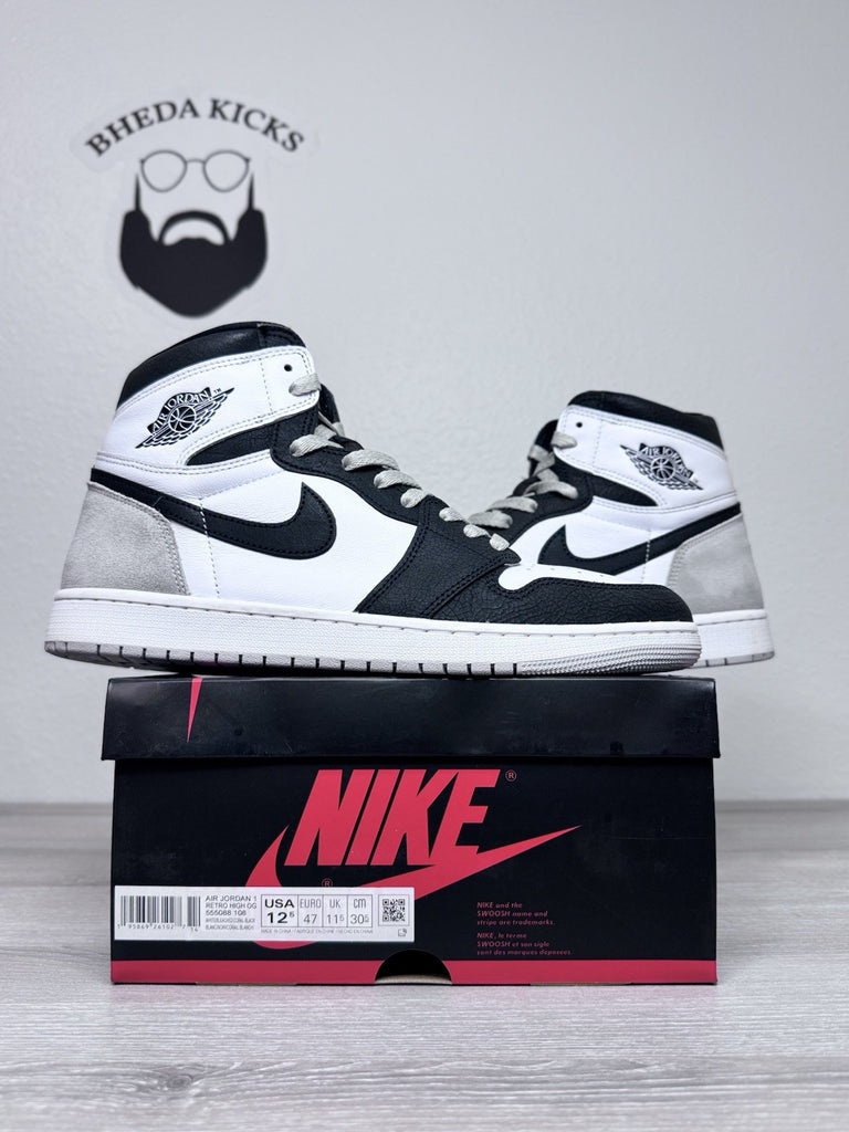 Size 12.5 - Jordan 1 Retro OG High Stage Haze 555088-108 Preowned Authentic