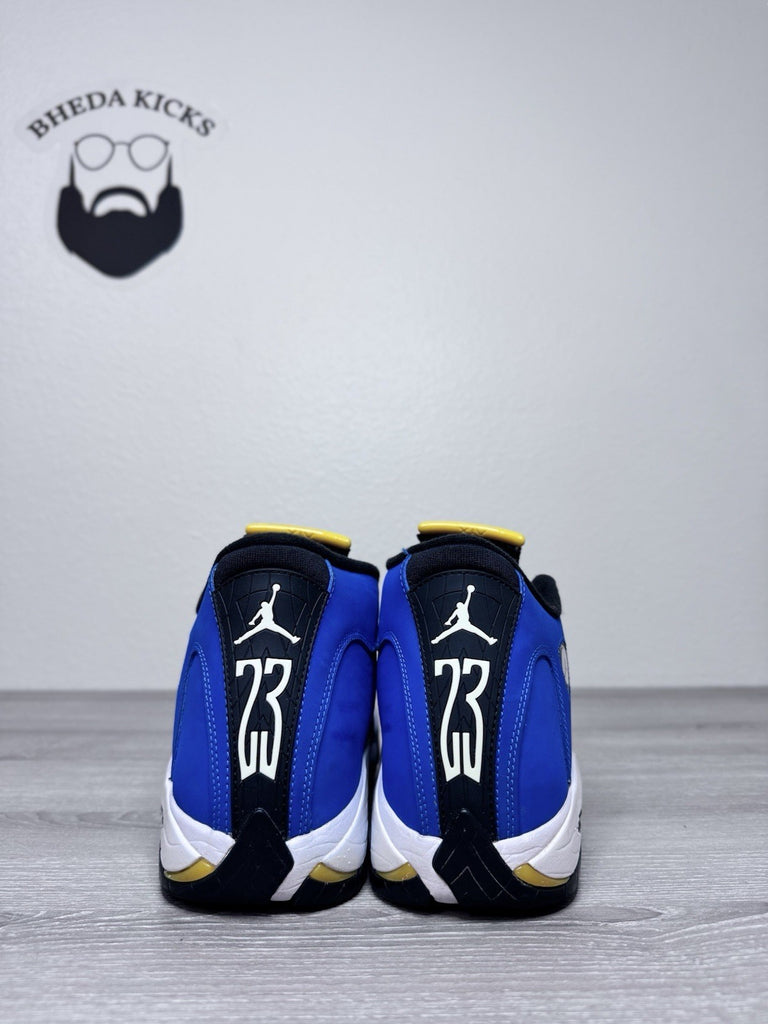 Size 10 - Jordan 14 Retro Laney 487471-407 Authentic Preowned Og