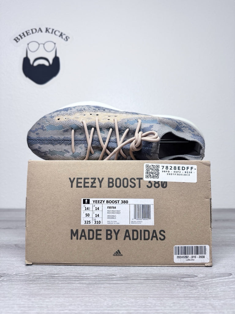 Size 14.5 - adidas Yeezy Boost 380 Mist Non-Reflective Preowned Og Authentic