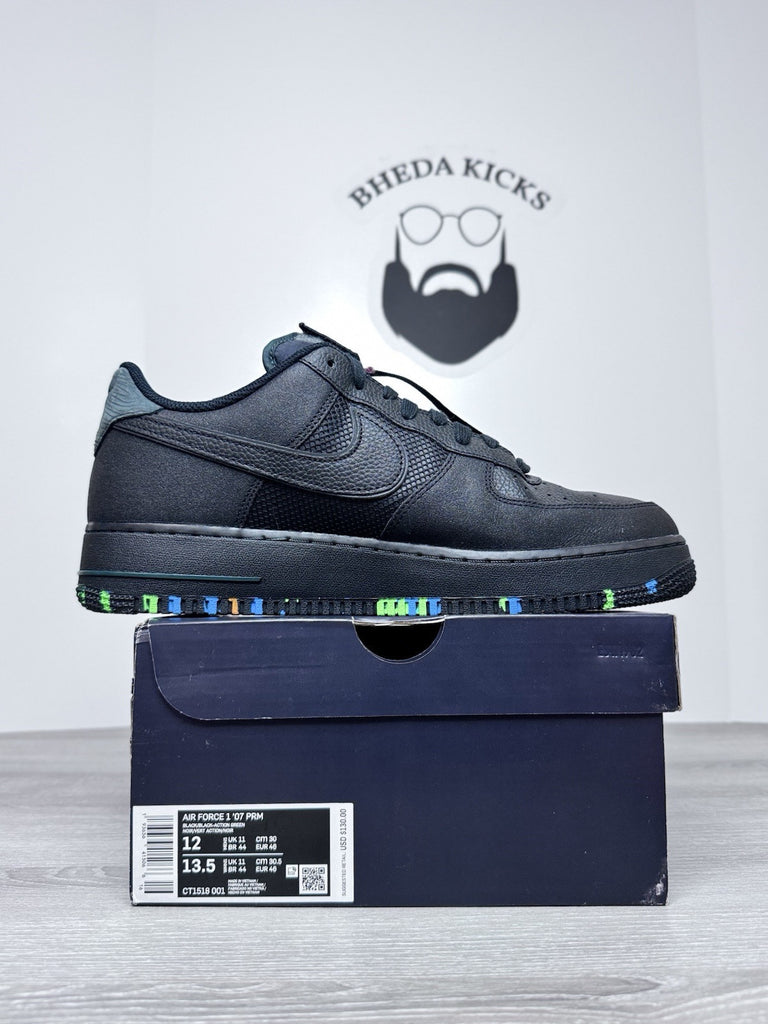 Size 12 - Nike Air Force 1 Low ALL FOR 1 NYC Parks 2019 CT1518-001 Black Splash