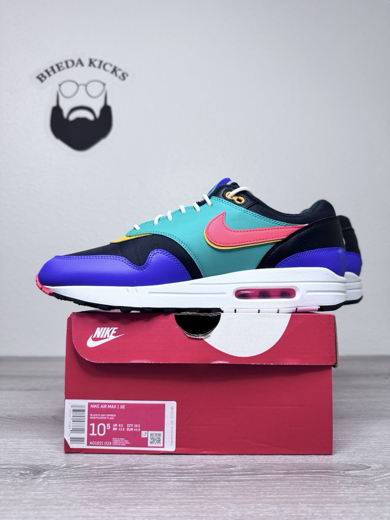 Size 10.5 - Nike Air Max 1 SE WindBreaker 2019 Running Shoe AO1021-023 Mens