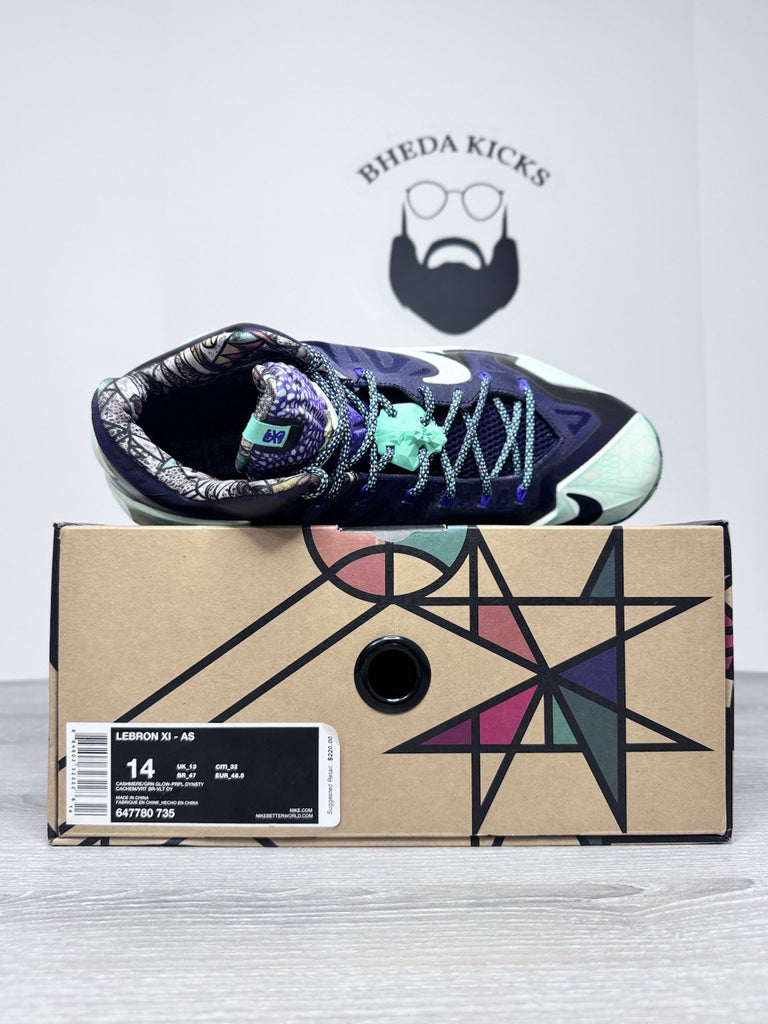 Size 14 - Nike Lebron 11 All-Star Gumbo NOLA 2014 647780-735 NEW DS